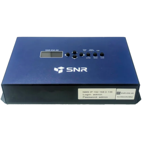 4K энкодер и QAM модулятор SNR-EM-4K 4K энкодер и QAM модулятор SNR-EM-4K