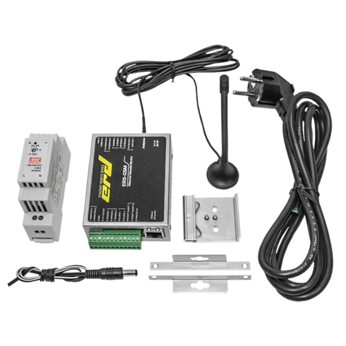 Устройство удалённого контроля и управления с GSM интерфейсом ERD-GSM, БП, корпус, антенна, крепление