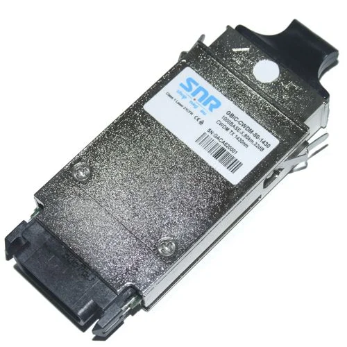 Модуль GBIC CWDM оптический, дальность до 80км (32dB), 1430нм Модуль GBIC CWDM оптический, дальность до 80км (32dB), 1430нм