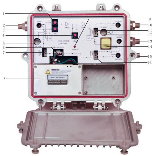 Усилитель кабельный абонентский SNR-HA-110-38 Усилитель кабельный абонентский SNR-HA-110-38