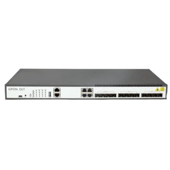 Станционный терминал SNR OLT с 8 портами GPON (SFP), 4 портами 10G/SFP+, 4 комбо-портами 10/100/1000-Base-T/SFP