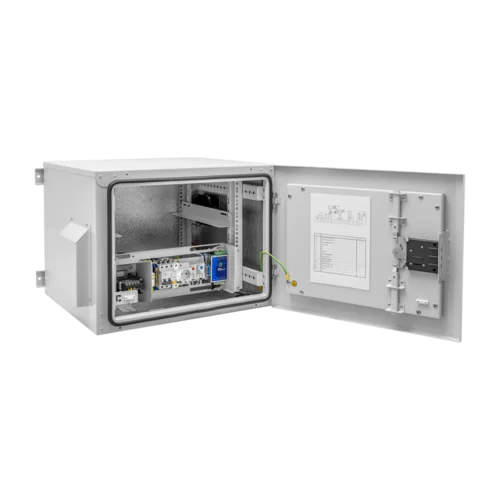 Шкаф уличный всепогодный 15U глубина 600мм (нагрев, охлаждение, контроль климата, ERD )