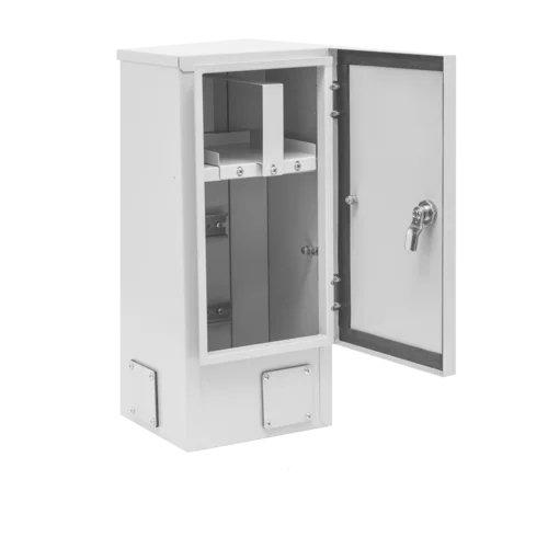 Шкаф уличный серии Real1, 510х240х245, RAL7035, с утеплителем