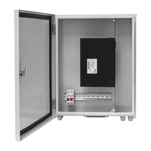 Шкаф уличный серии Real, 2U, 540х430х130, RAL7035 Шкаф уличный серии Real, 2U, 540х430х130, RAL7035