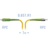 Патчкорд оптический FC/APC-SC/APC SM G.657.A1 1 метр Патчкорд оптический FC/APC-SC/APC SM G.657.A1 1 метр