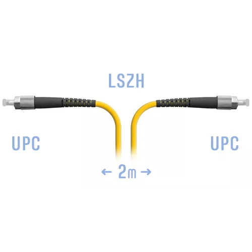 Патчкорд оптический FC/UPC SM G.657.A1 2 метра Патчкорд оптический FC/UPC SM G.657.A1 2 метра
