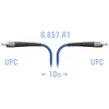 Патчкорд оптический армированный FC/UPC 10 метров