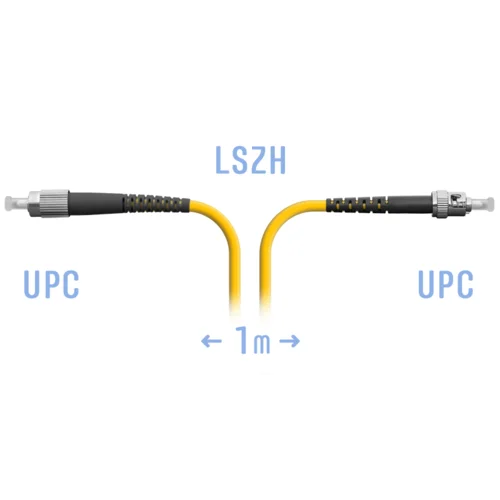 Патчкорд оптический FC/UPC-ST/UPC SM 1 метр