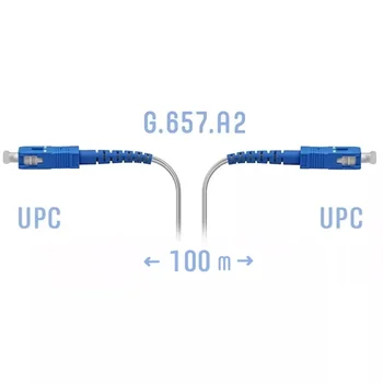 Патчкорд оптический FTTH SC/UPC, кабель 604-02-01W, 100 метров Патчкорд оптический FTTH SC/UPC, кабель 604-02-01W, 100 метров