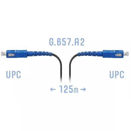 Патчкорд оптический FTTH SC/UPC, кабель 604-03-01, 125 метров Патчкорд оптический FTTH SC/UPC, кабель 604-03-01, 125 метров