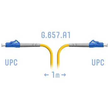 Патчкорд оптический LC/UPC SM G.657.A1 1 метр