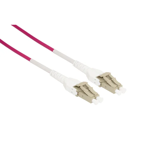 Патчкорд оптический LC/UPC-LC/UPC MM (OM4) Duplex Uniboot Flat Clip 3 метрa Патчкорд оптический LC/UPC-LC/UPC MM (OM4) Duplex Uniboot Flat Clip 3 метрa