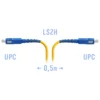 Патчкорд оптический SC/UPC SM 0.5 метра