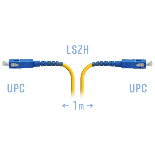 Патчкорд оптический SC/UPC SM 1метр