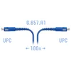 Патчкорд оптический армированный SC/UPC 100 метров