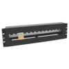 Панель 19" с DIN-рейкой 3U (черный) Панель 19" с DIN-рейкой 3U (черный)
