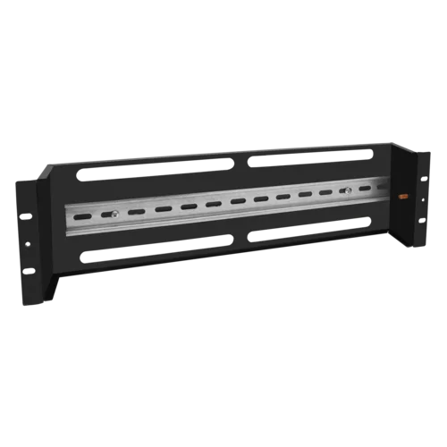 Панель 19" с DIN-рейкой 3U (черный) Панель 19" с DIN-рейкой 3U (черный)