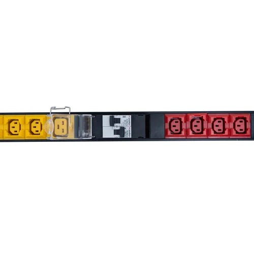 Блок электрических розеток на 18хIEC320 C13 и 6хIEC320 C19, шнур питания 3 м 5x6мм2 с вилкой IEC 60309 32A 3P+N+E (IP44) 1682.5х50.0х44.4мм Блок электрических розеток на 18хIEC320 C13 и 6хIEC320 C19, шнур питания 3 м 5x6мм2 с вилкой IEC 60309 32A 3P+N+E (IP44) 1682.5х50.0х44.4мм