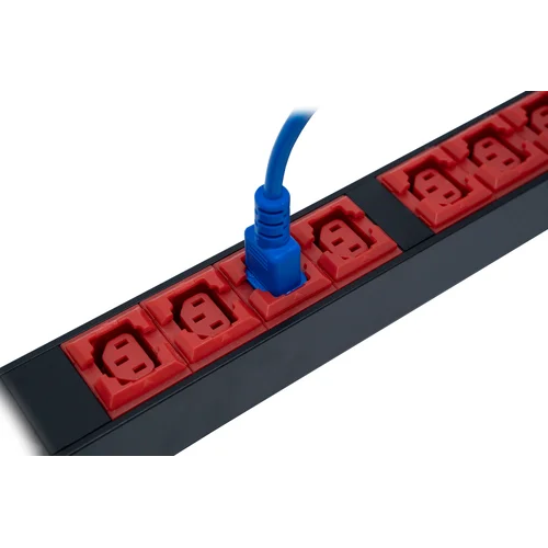 Блок электрических розеток на 20хIEC320 C13 и 4хIEC320 C19, шнур питания 3 м 5x6мм2 с вилкой IEC 60309 32A 3P+N+E (IP44) 1660.5х50.0х44.4мм Блок электрических розеток на 20хIEC320 C13 и 4хIEC320 C19, шнур питания 3 м 5x6мм2 с вилкой IEC 60309 32A 3P+N+E (IP44) 1660.5х50.0х44.4мм