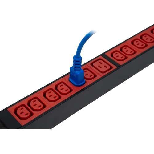 Блок электрических розеток на 36хIEC320 C13 и 6хIEC320 C19, шнур питания 3 м 5x6мм2 с вилкой IEC 60309 32A 3P+N+E (IP44) 1896.5х50.0х44.4мм Блок электрических розеток на 36хIEC320 C13 и 6хIEC320 C19, шнур питания 3 м 5x6мм2 с вилкой IEC 60309 32A 3P+N+E (IP44) 1896.5х50.0х44.4мм