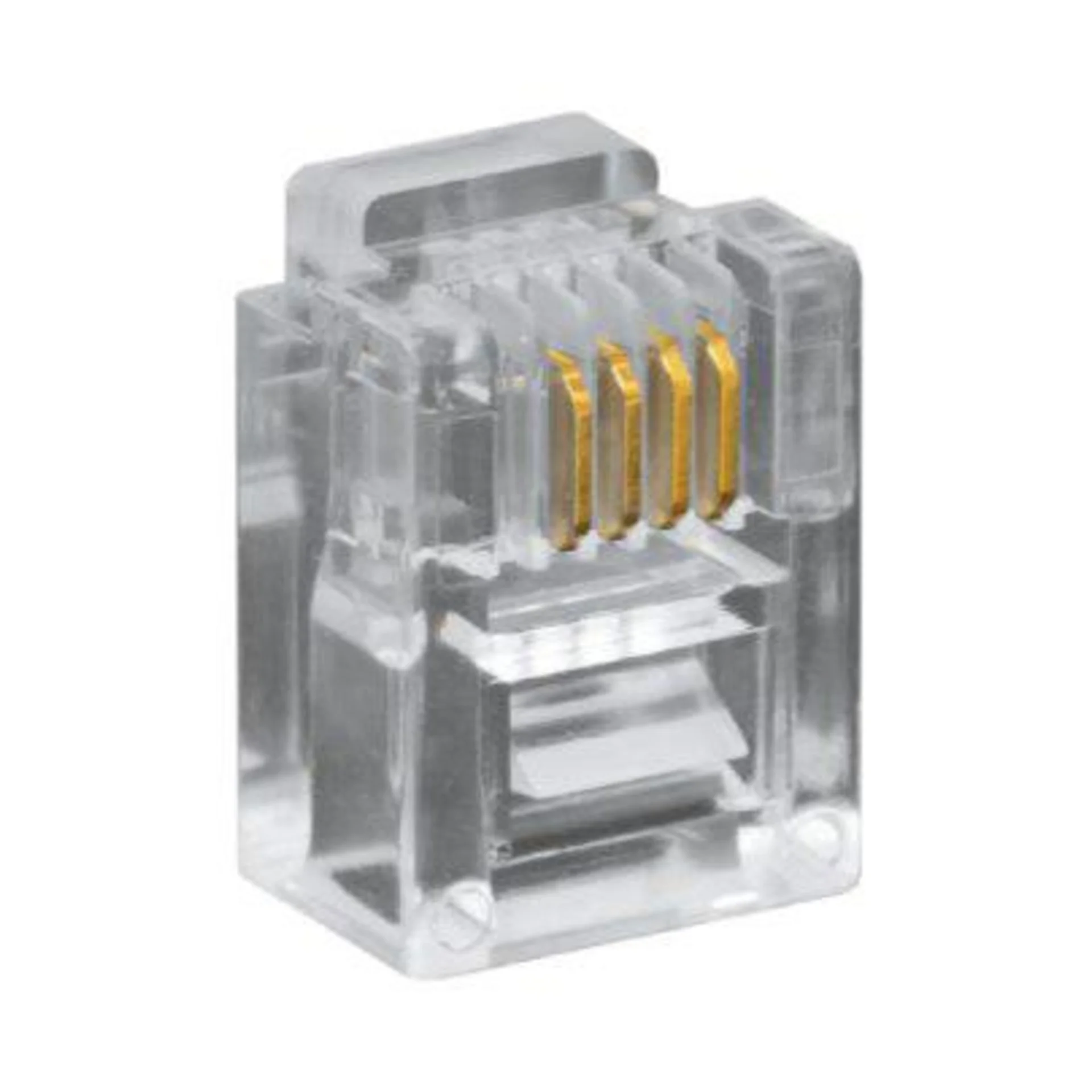 Коннектор RJ-11 (100шт) Коннектор RJ-11 (100шт)