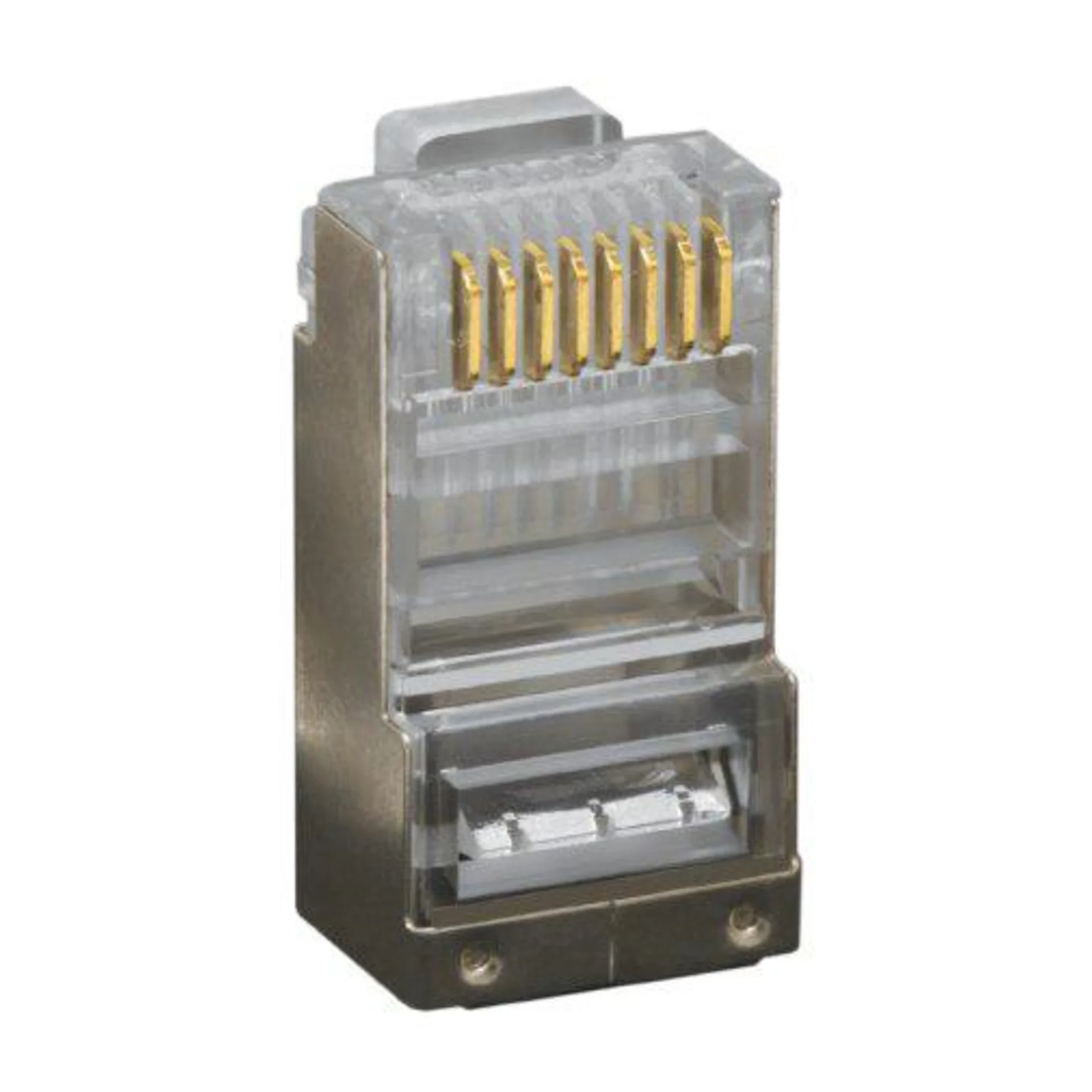 Коннектор RJ-45s 8P8C cat.5e экранированный (100 шт) Коннектор RJ-45s 8P8C cat.5e экранированный (100 шт)