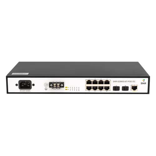 Управляемый POE коммутатор уровня 2 SNR-S2985G-8T-POE-DC