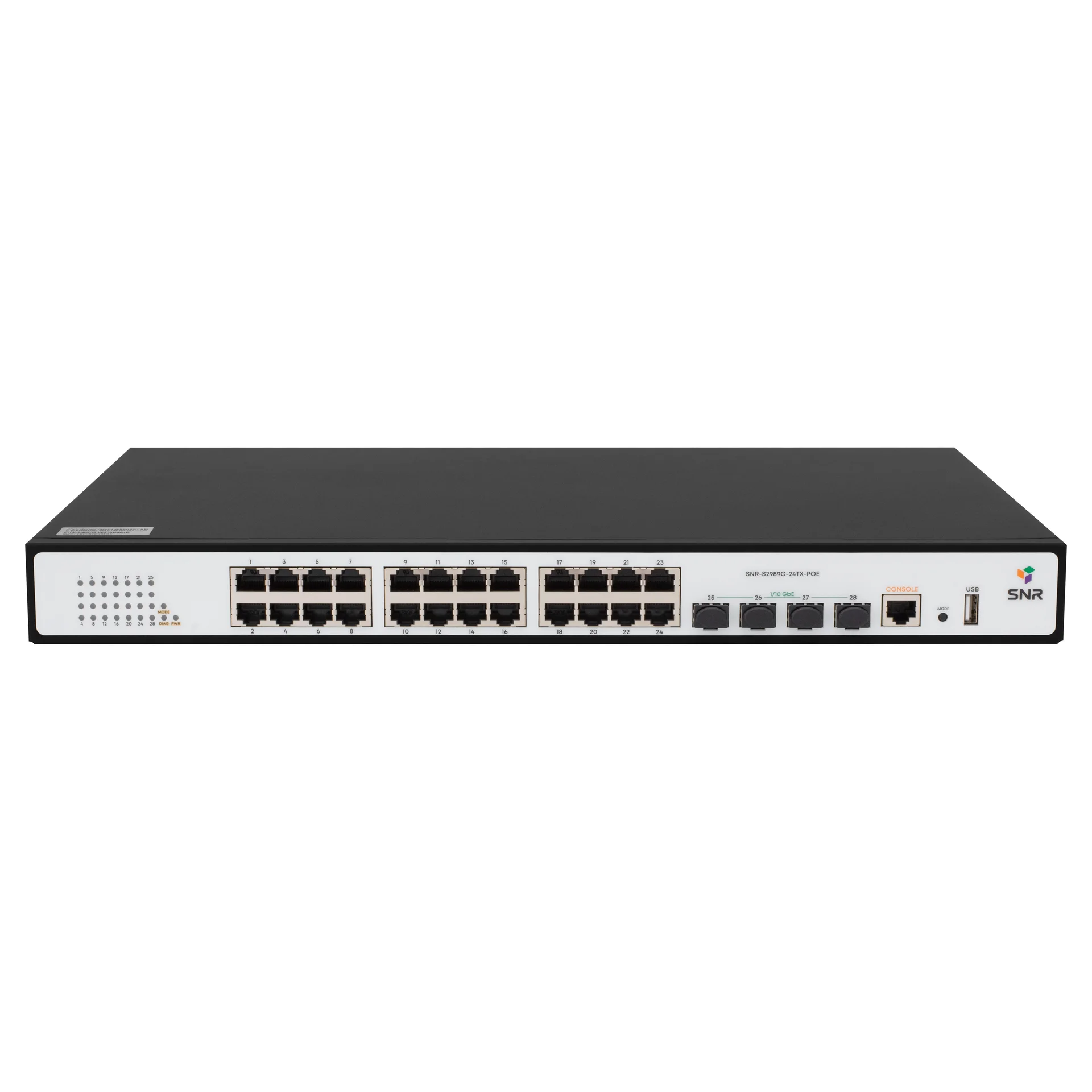 Управляемый PoE коммутатор уровня 2 SNR-S2989G-24TX-POE