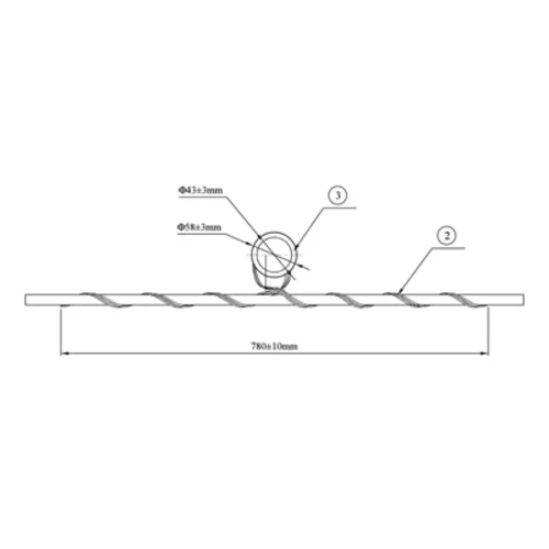 Зажим (подвес) поддерживающий промежуточный (диаметр 6,0-8,0мм)