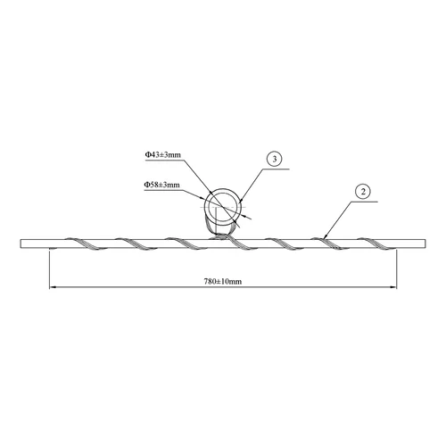 Зажим (подвес) поддерживающий промежуточный (диаметр 6,0-8,0мм)
