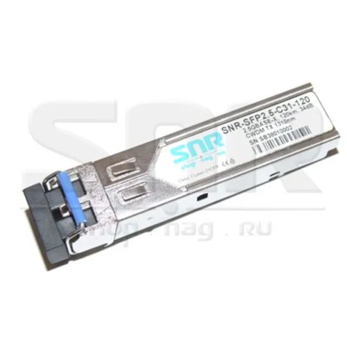 Модуль SFP 2.5G CWDM оптический, дальность до 40км (18dB), 1470нм Модуль SFP 2.5G CWDM оптический, дальность до 40км (18dB), 1470нм