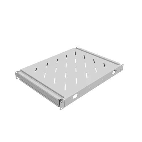 Полка выдвижная для шкафов глубиной 600мм, (глубина полки 350мм) распределенная нагрузка 20кг, цвет-серый (SNR-SHELF-06035-20GS)