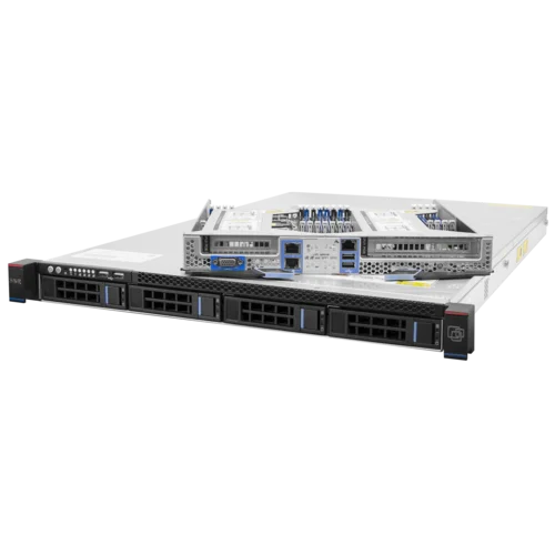 Сервер SNR-SR1204R, 1U, 1 процессор Intel 8C E5-2620v4 2.10GHz, 32G DRAM
