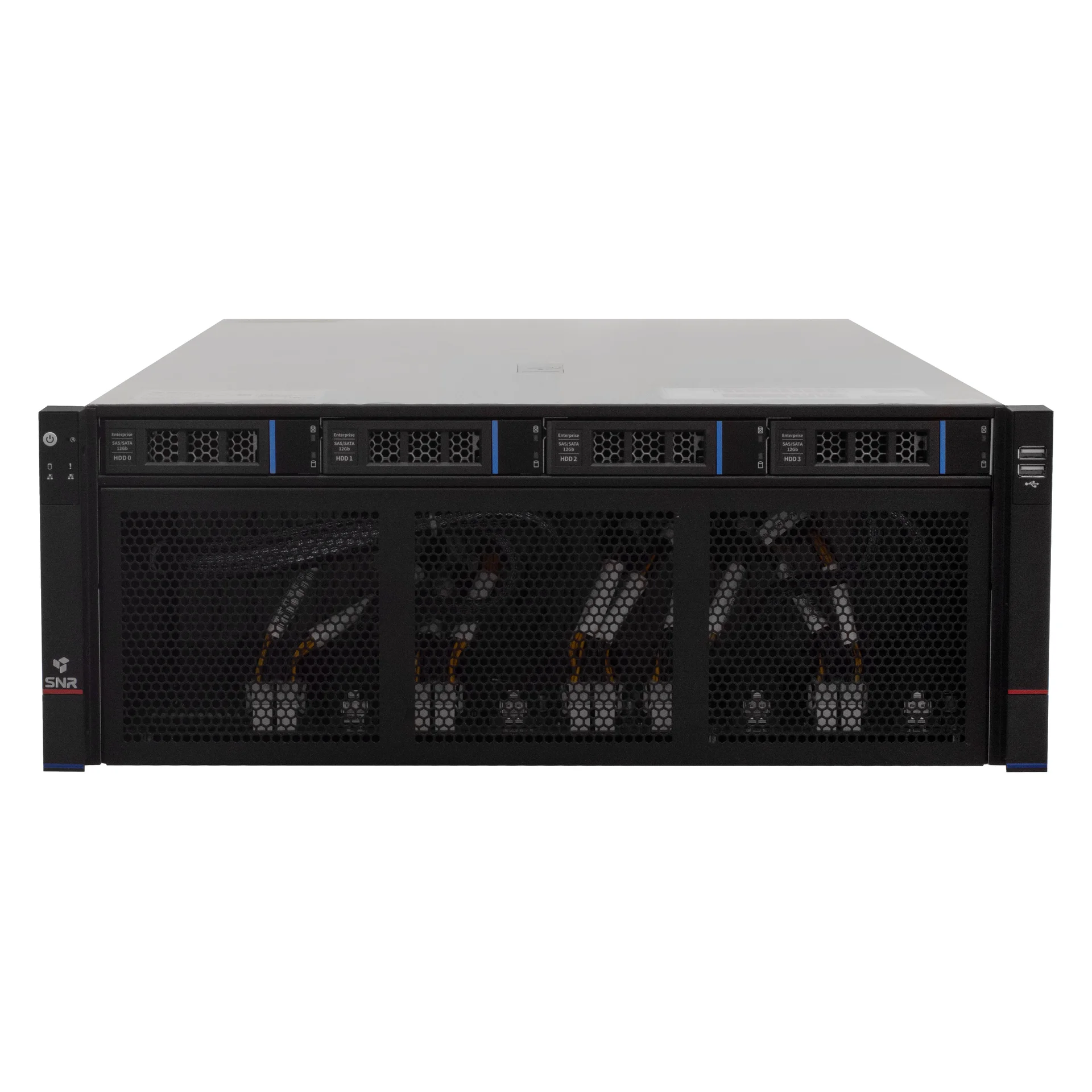 Серверная платформа SNR-SR4210GPU, 4U, Scalable, DDR4, 4xHDD, 10xGPU резервируемый БП