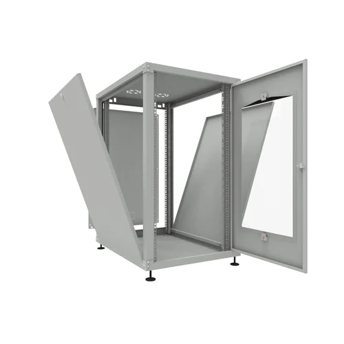 Шкаф телекоммуникационный напольный 22U 600x600мм, серия TFC (SNR-TFC-226060-GN-G) Шкаф телекоммуникационный напольный 22U 600x600мм, серия TFC (SNR-TFC-226060-GN-G)