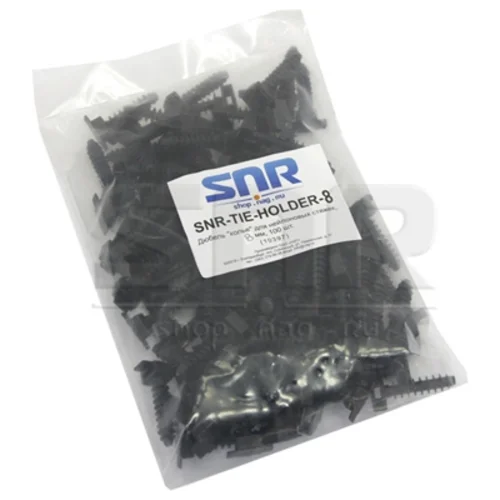 Дюбель "колье" для нейлоновых стяжек, 8мм, 100шт