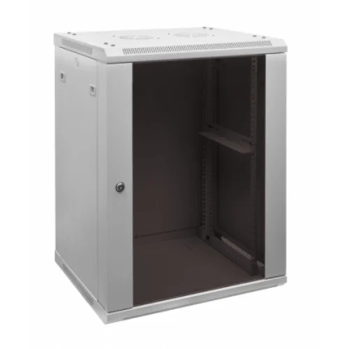 Шкаф телекоммуникационный настенный 12 U 600х650х610 вентилируемый тип.2, дверь стекло Шкаф телекоммуникационный настенный 12 U 600х650х610 вентилируемый тип.2, дверь стекло