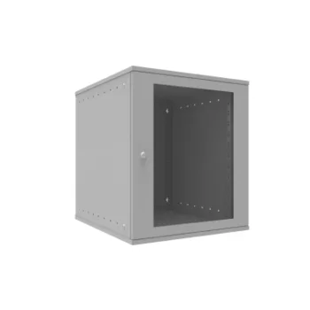 Шкаф телекоммуникационный настенный 12U, 523х600х599мм серия LITE (стеклянная дверь)