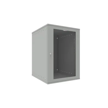 Шкаф телекоммуникационный настенный 18U, 523х600х866мм серия LITE (стеклянная дверь)