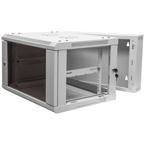 Шкаф телекоммуникационный настенный 9U, 600х550х500мм двухсекционный