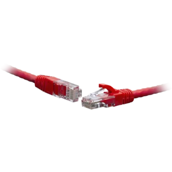 Коммутационный шнур U/UTP 4-х парный cat.5e 5,0м. PVC standart красный Коммутационный шнур U/UTP 4-х парный cat.5e 5,0м. PVC standart красный