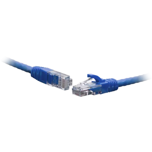 Коммутационный шнур U/UTP 4-х парный cat.5e 7.5м. PVC standart синий