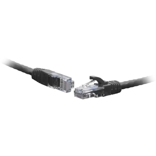 Коммутационный шнур U/UTP 4-х парный cat.6 2.0м PVC standart чёрный Коммутационный шнур U/UTP 4-х парный cat.6 2.0м PVC standart чёрный