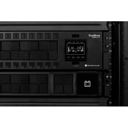 Источник бесперебойного питания Systeme Electric Smart-Save Online SRV 10000 ВА, монтаж в стойку 5U, 230 В, 1:1, клеммный вход/выход Источник бесперебойного питания Systeme Electric Smart-Save Online SRV 10000 ВА, монтаж в стойку 5U, 230 В, 1:1, клеммный вход/выход