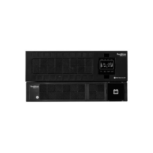 Источник бесперебойного питания Systeme Electric Smart-Save Online SRV 10000 ВА, монтаж в стойку 5U, 230 В, 1:1, клеммный вход/выход Источник бесперебойного питания Systeme Electric Smart-Save Online SRV 10000 ВА, монтаж в стойку 5U, 230 В, 1:1, клеммный вход/выход