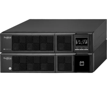 Источник бесперебойного питания Systeme Electric Smart-Save Online SRV 2000 ВА, конвертируемый форм-фактор 4U, 230 В, 6 розеток IEC C13, SmartSlot