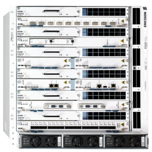 Маршрутизатор Ericsson SSR8004 с установленной линейной картой 4x10GE