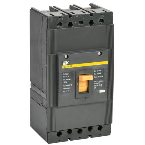 Выключатель автоматический 3п 400А 35кА ВА 88-37 IEK SVA40-3-0400