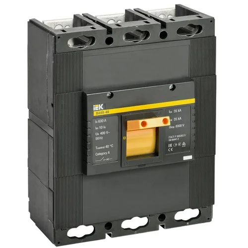 Выключатель автоматический 3п 630А 35кА ВА 88-40 IEK SVA50-3-0630