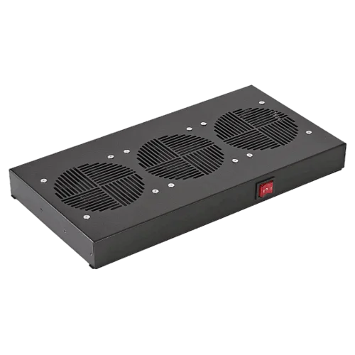 Вентиляторный блок SILART Стойка 19" 579 м3/ч 48 VDC Черный SVB-340-11